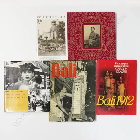 FIVE PUBLICATIONS: PHOTOGRAPHS OF BALI